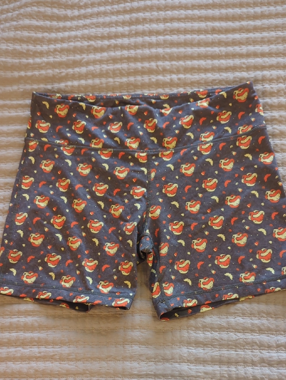 I Am Becoming Halloween Workout Shorts Size Large